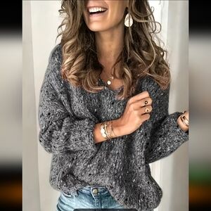 💜5/$25💜New XL Long, Soft, Stretchy Sweater.